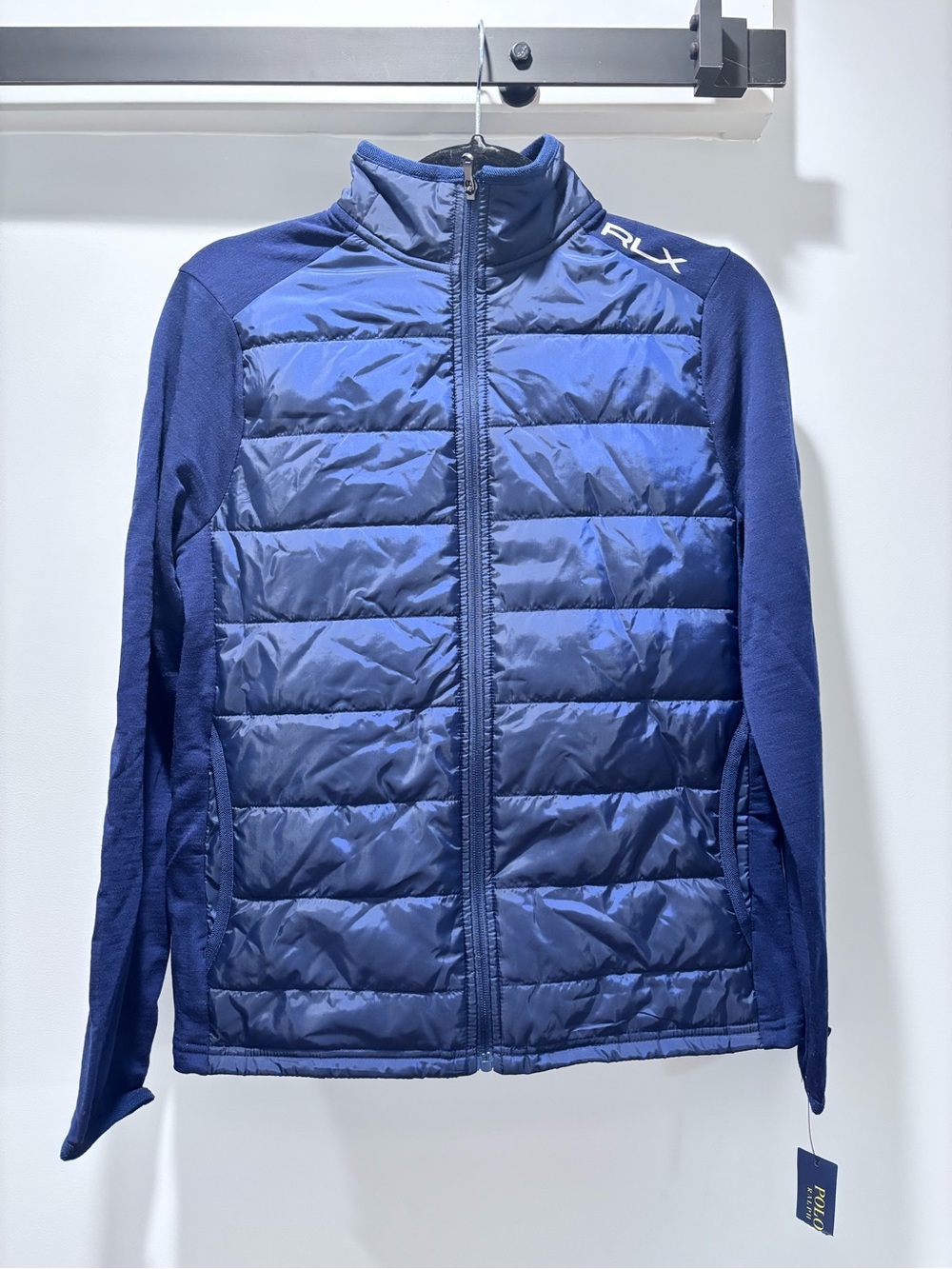 Polo by Ralph Lauren RLX Navy Quilted Hybrid Puffer Jacket